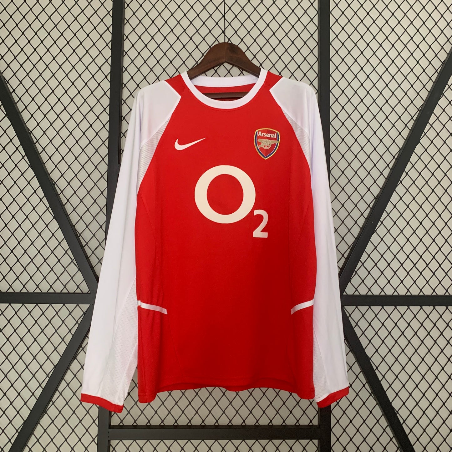 Camiseta Arsenal Primera 2002/2003 Manga Larga