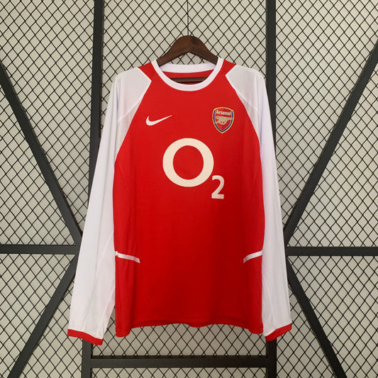 Camisola Arsenal - Principal 2002/2003 Manga Comprida