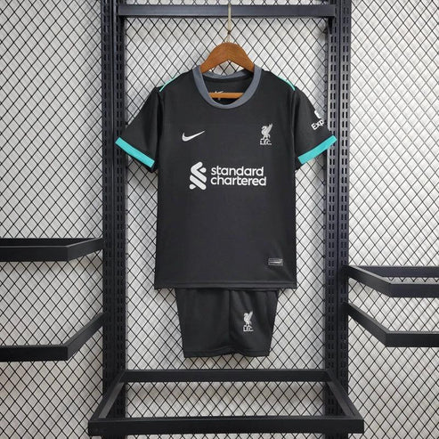 Equipación infantil - Liverpool Segunda 2024/25