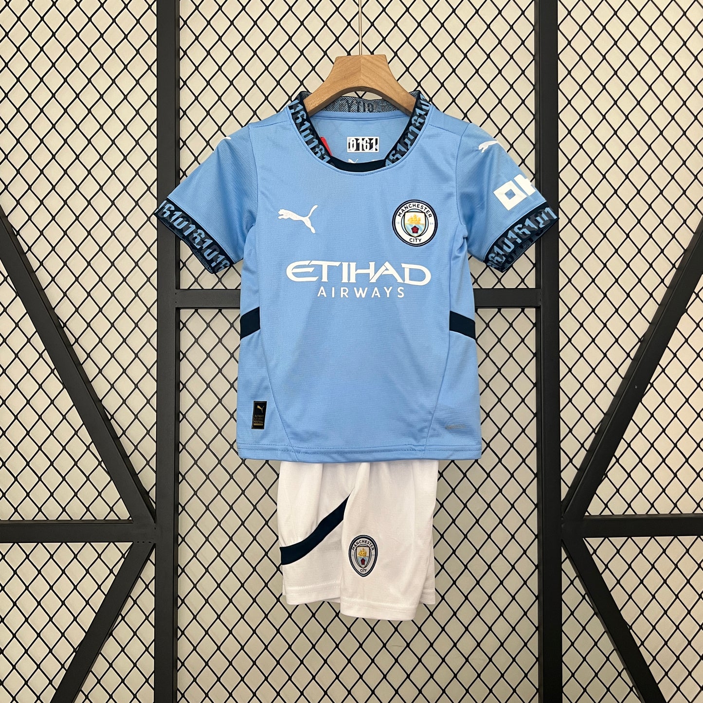 Kit Criança - Manchester City Principal 2024/25