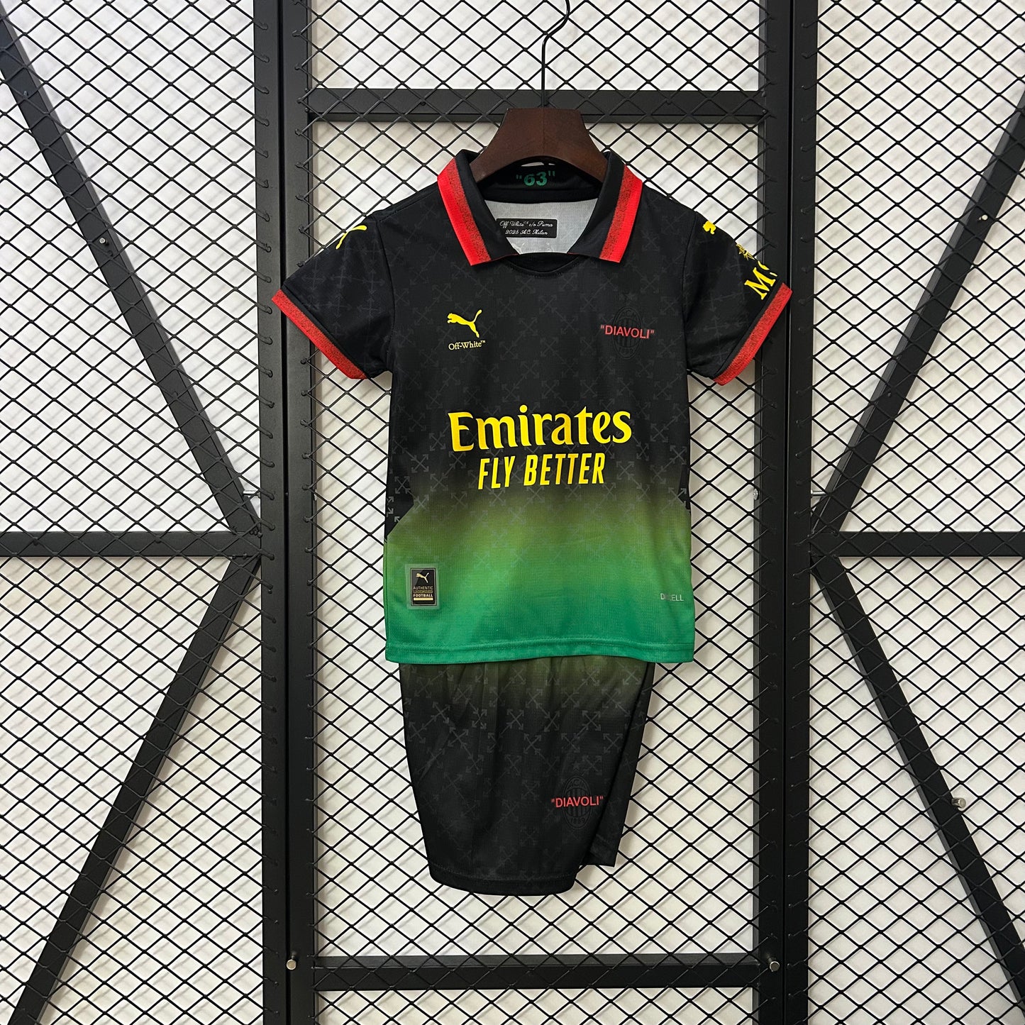 Equipación infantil - AC Milan Segunda 2024/25