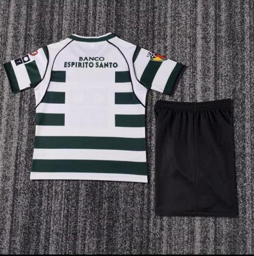 Kit Criança Retro - Sporting Principal 2002/2003