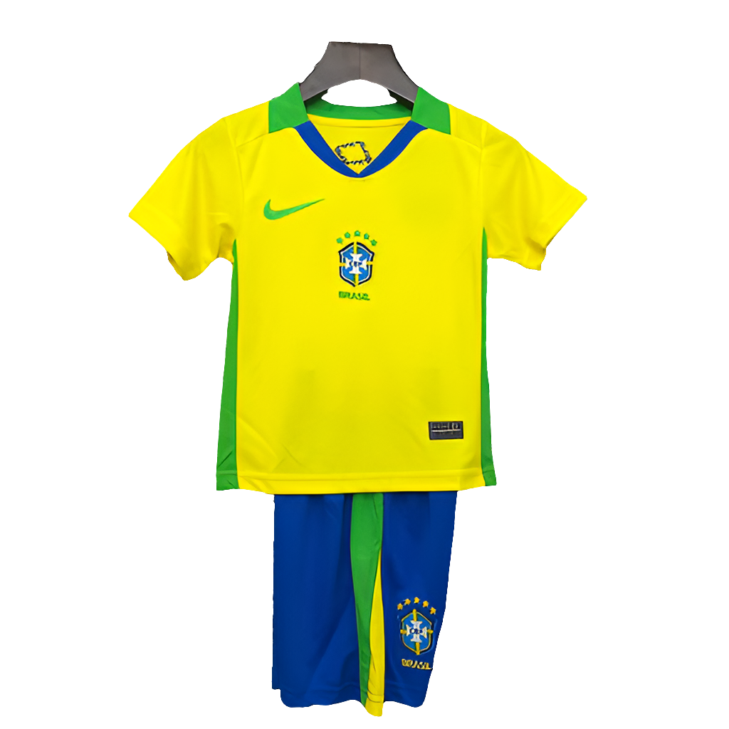 Kids Kit - Brazil Home 2024/25