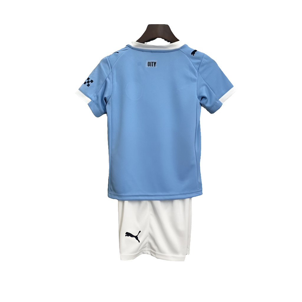 Kit Criança - Manchester City Principal 2025/26