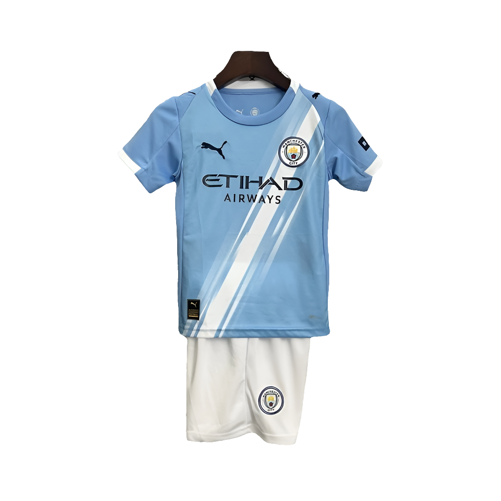 Kit Criança - Manchester City Principal 2025/26