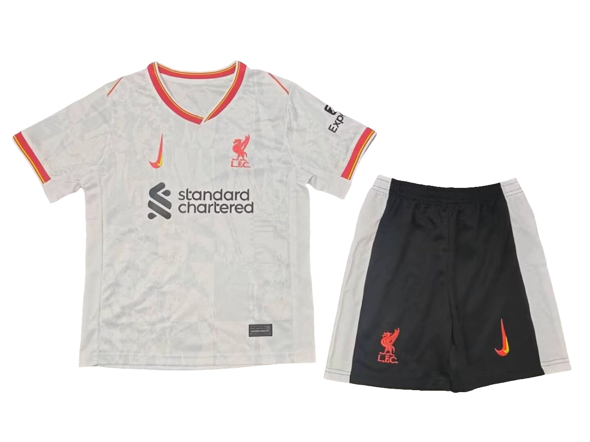 Kit Criança - Liverpool Terceiro 2024/25