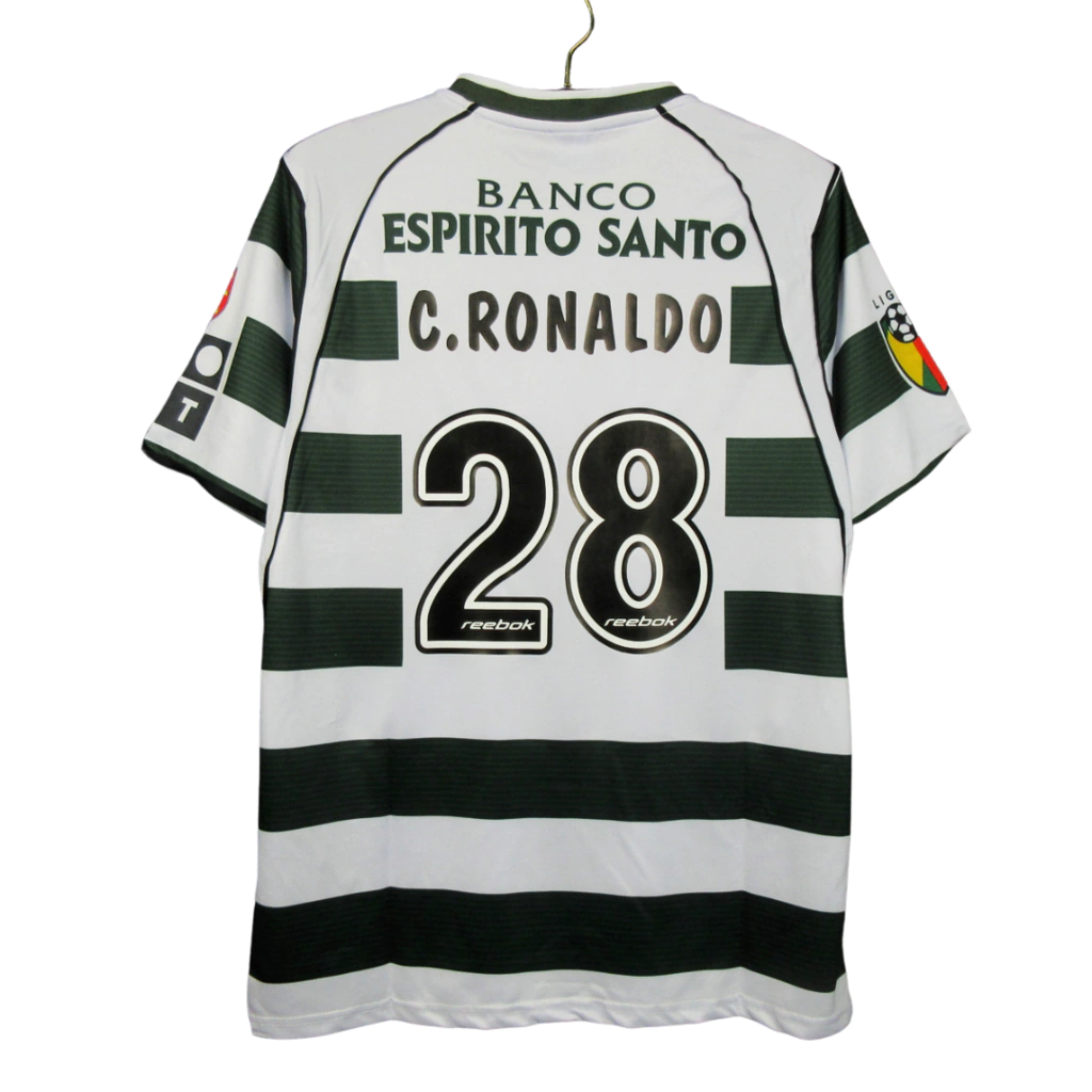 Camisola Sporting CP - Principal 2001/03 "C. RONALDO"