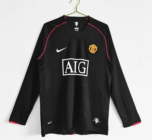 Camisola Manchester United - Alternativa 2007/2008 Manga Comprida
