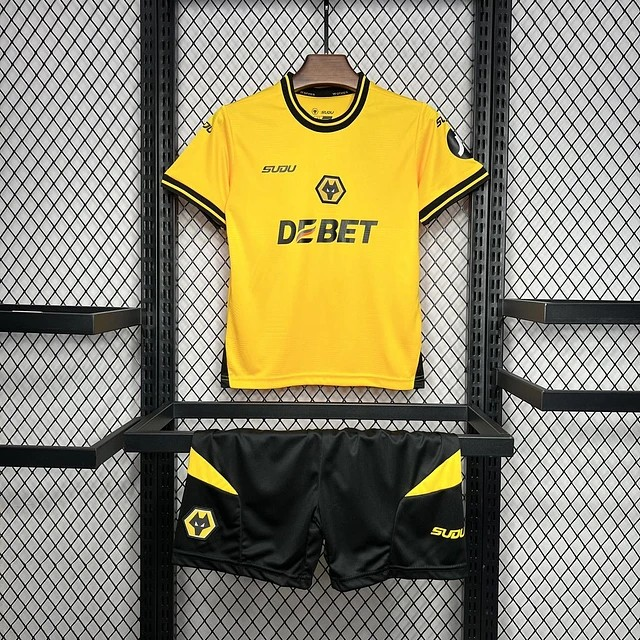 Equipación infantil - Wolverhampton Primera 2024/25