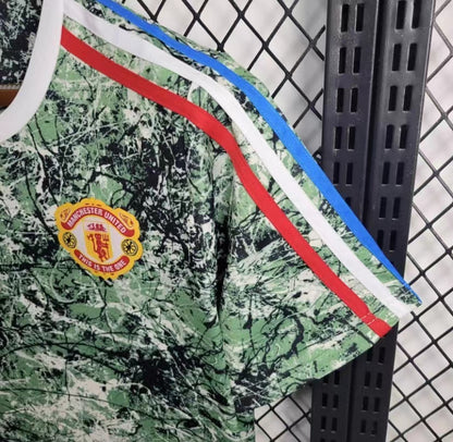 Manchester United Jersey - Green Co Branded Edition 2024