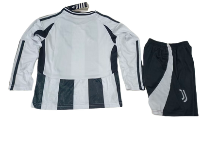 Kit Criança - Juventus Principal 2024/25 - Manga Comprida