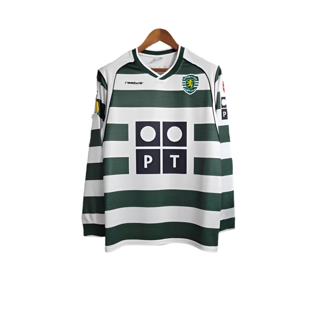 Camisola Sporting - Principal 2002 Manga Comprida