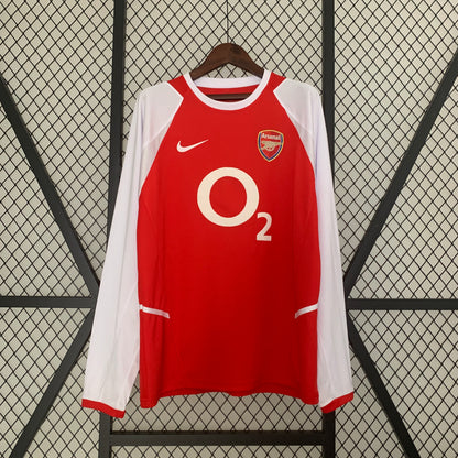 Camiseta Arsenal Primera 2002/2003 Manga Larga