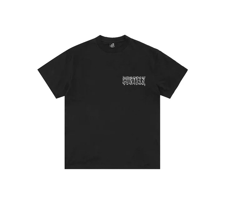 Corteiz GOTHIC TEE - BLACK