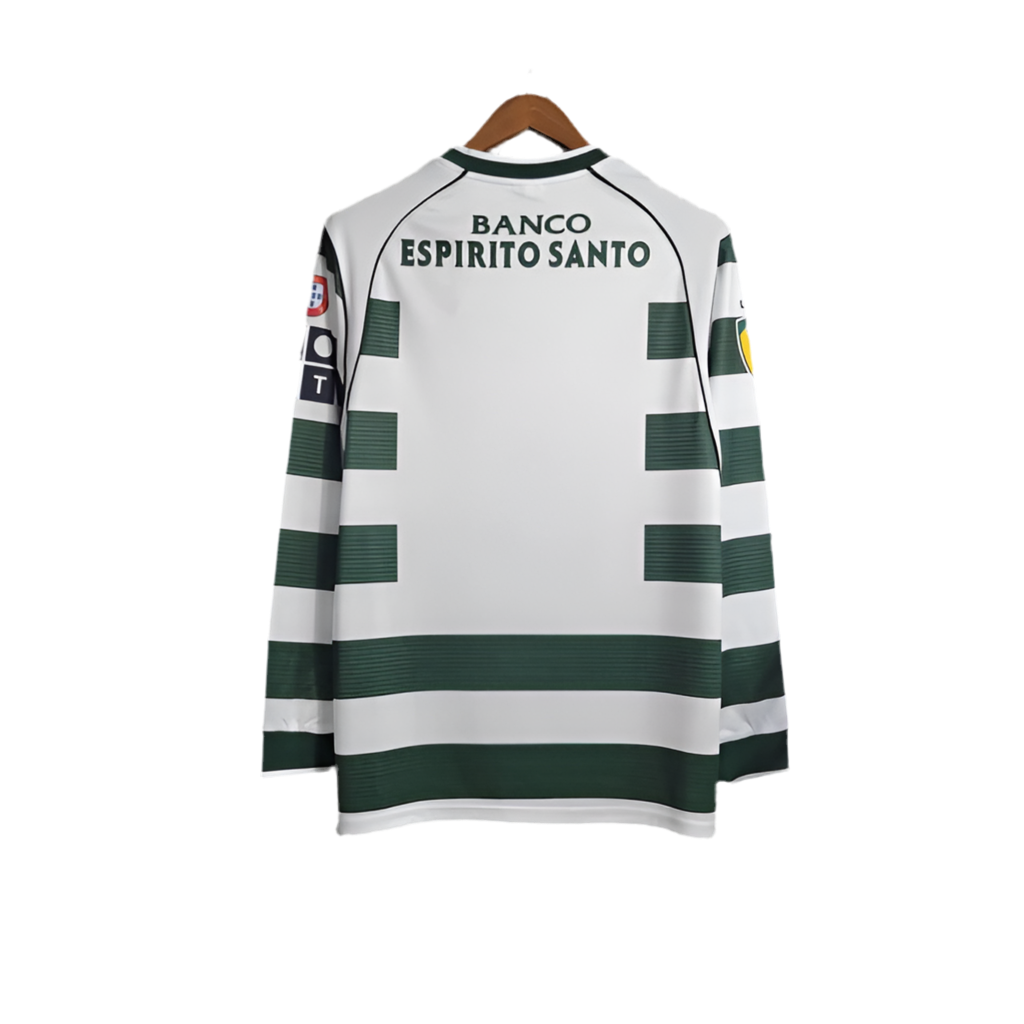 Camisola Sporting - Principal 2002 Manga Comprida