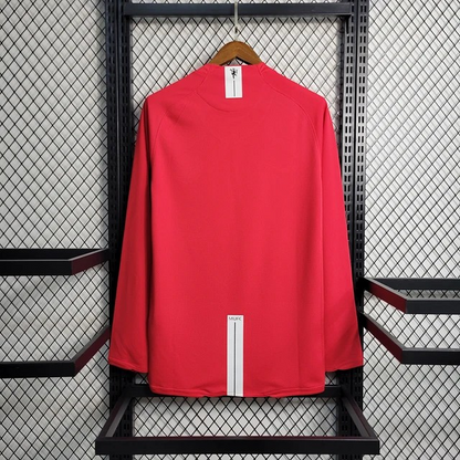Manchester United Home 2007/2008 Long Sleeve Shirt
