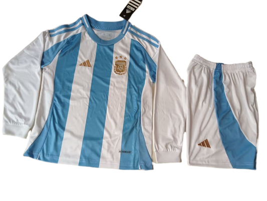 Kit Criança - Argentina Home 2024/25 - Manga Comprida