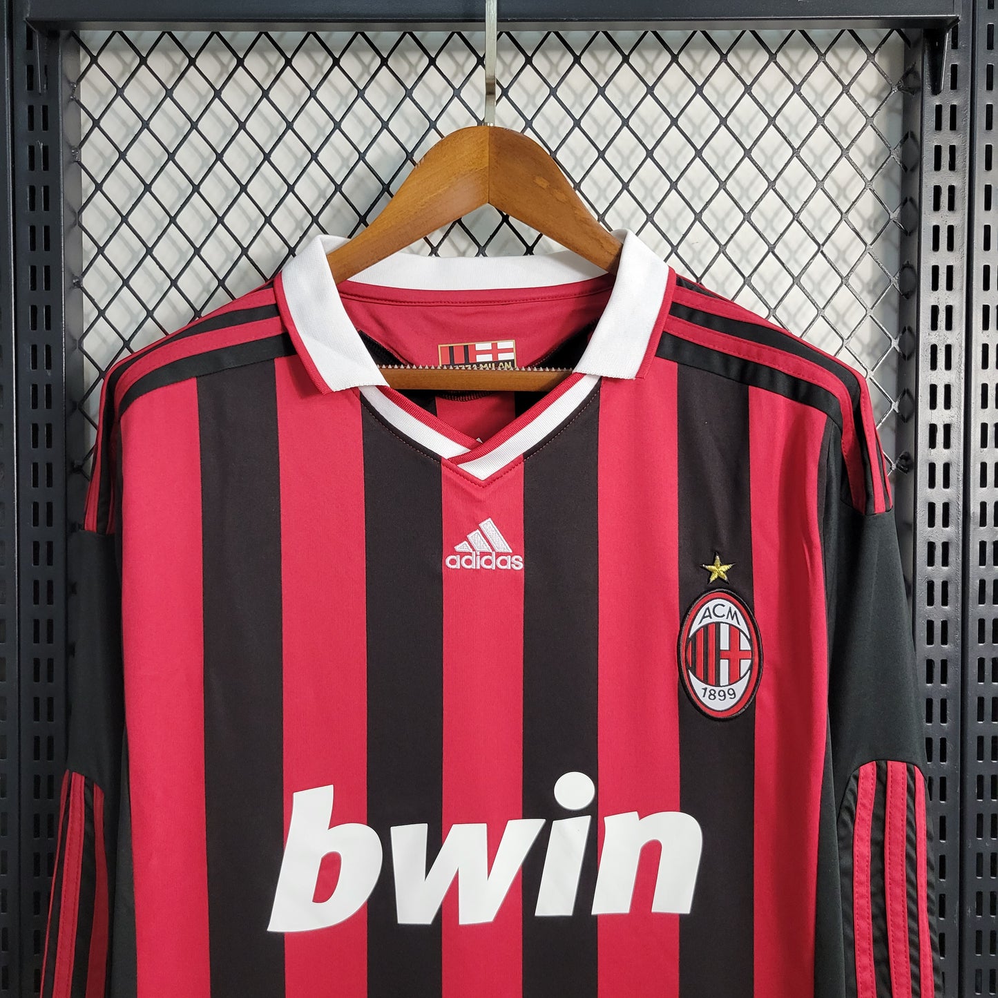 Camisola AC Milan - Home 2009/2010 Manga Comprida