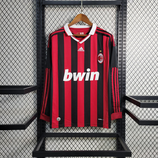 Camisola AC Milan - Home 2009/2010 Manga Comprida