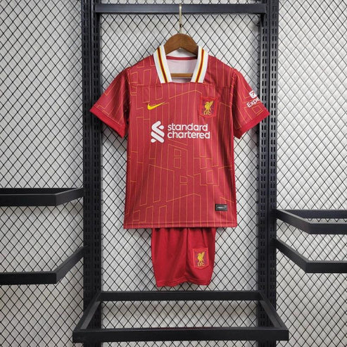 Kit Criança - Liverpool Home 2024/25