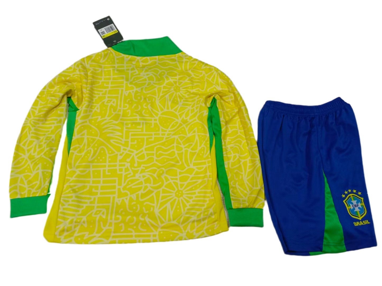 Kit Criança - Brasil Home 2024/25 - Manga Comprida