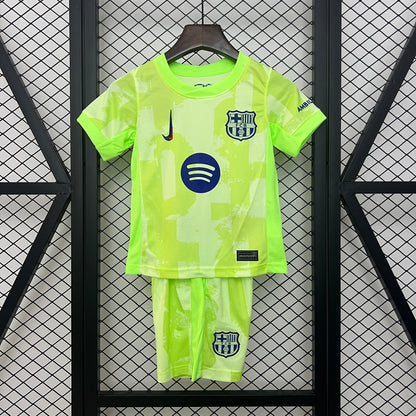 Kit Criança - Barcelona Terceiro 2024/25