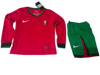 Kit Criança - Portugal Principal 2024/25 - Manga Comprida