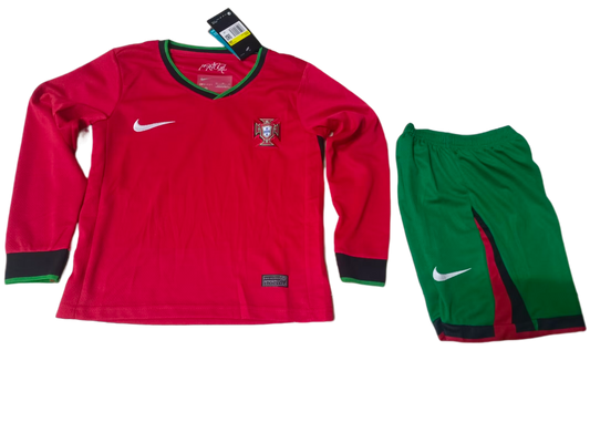 Kit Criança - Portugal Home 2024/25 - Manga Comprida