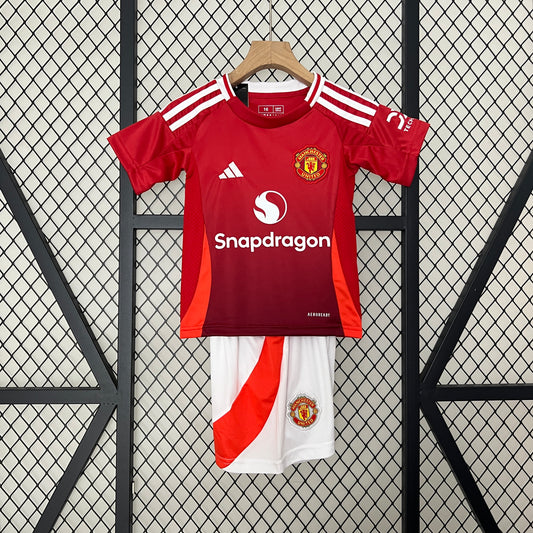 Kit Criança - Manchester United Home 2024/25