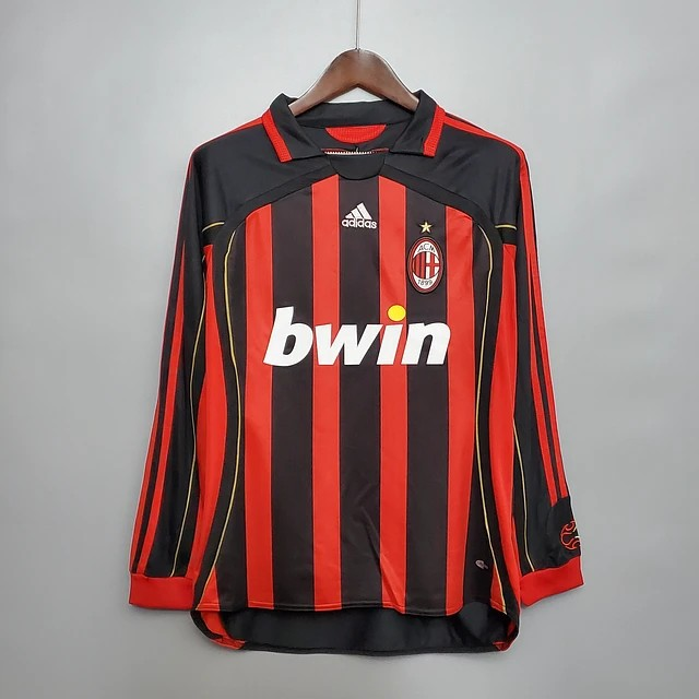 Camisola AC Milan - Home 2006/2007 Manga Comprida