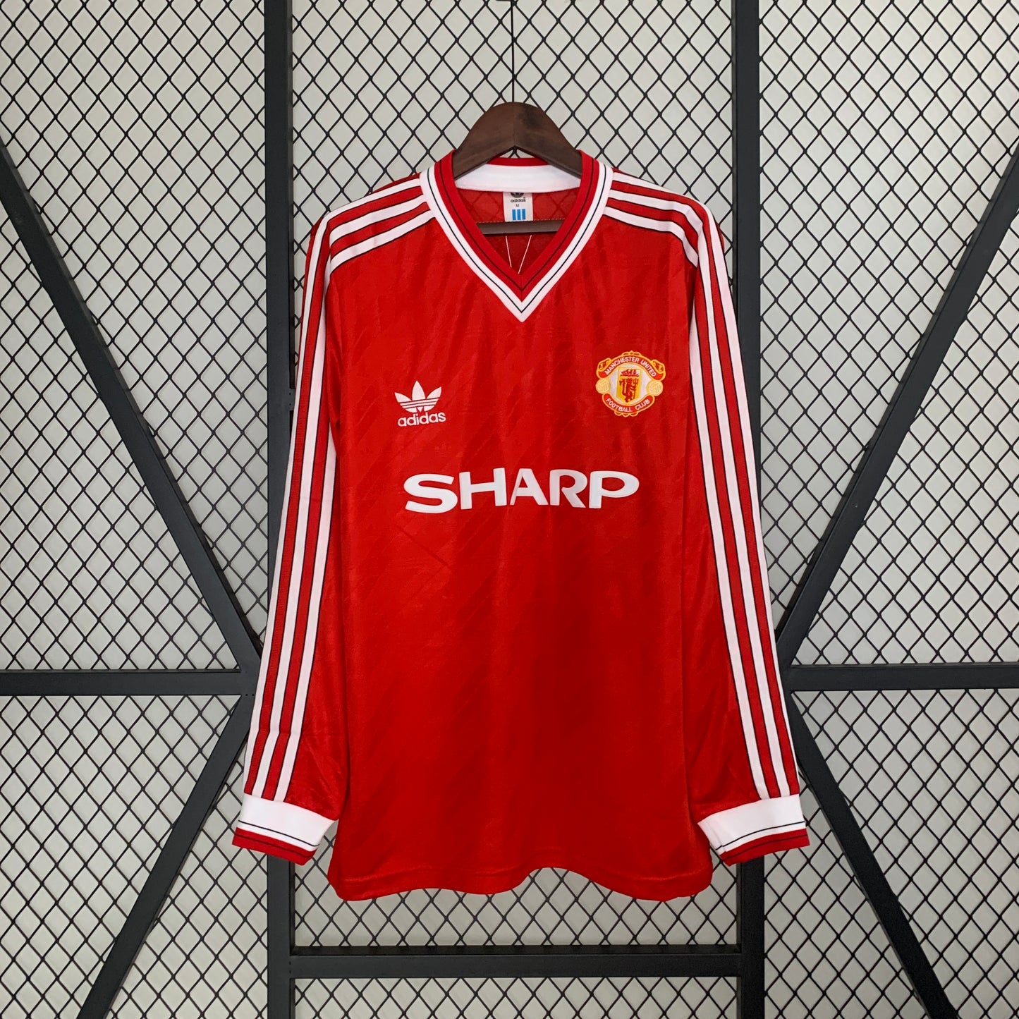 Camisola Manchester United - Home 1986/1987 Manga Comprida