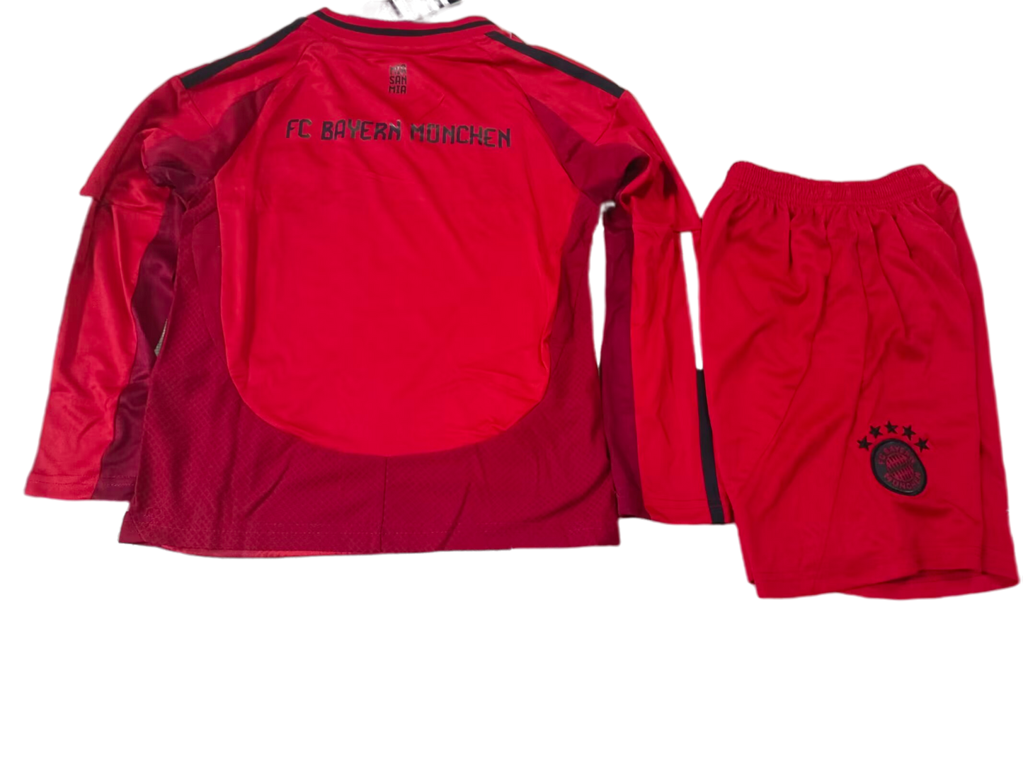 Kit Criança - Bayern Munich Home 2024/25 - Manga Comprida