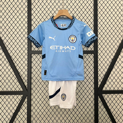 Kit Criança - Manchester City Principal 2024/25