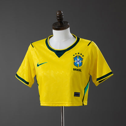 Camisola Principal Brasil - Croptop Feminino