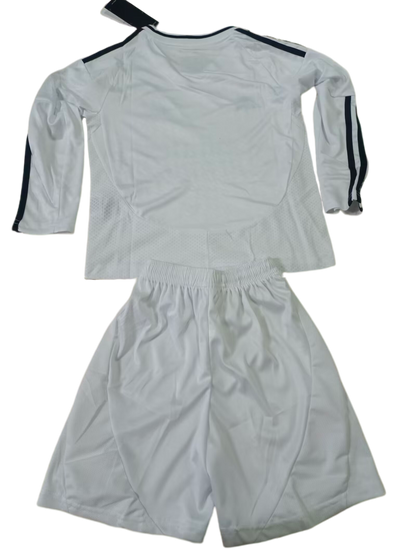 Kit Criança - Real Madrid Principal 2024/25 - Manga Comprida