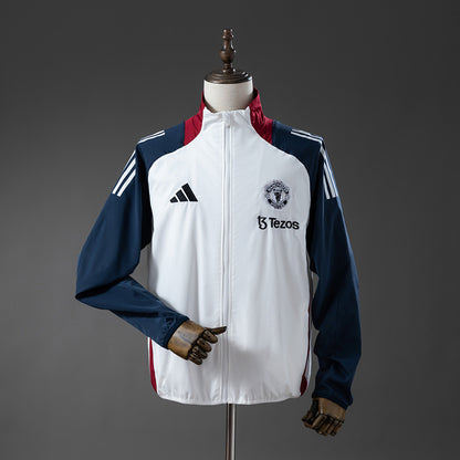 Casaco Manchester United - Azul e Branco
