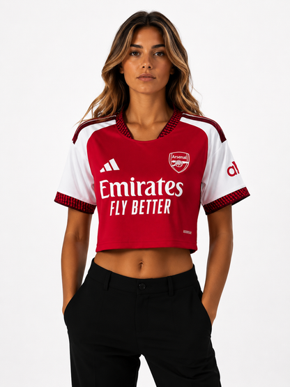 Croptop Mulher Arsenal - Principal 2026/2027
