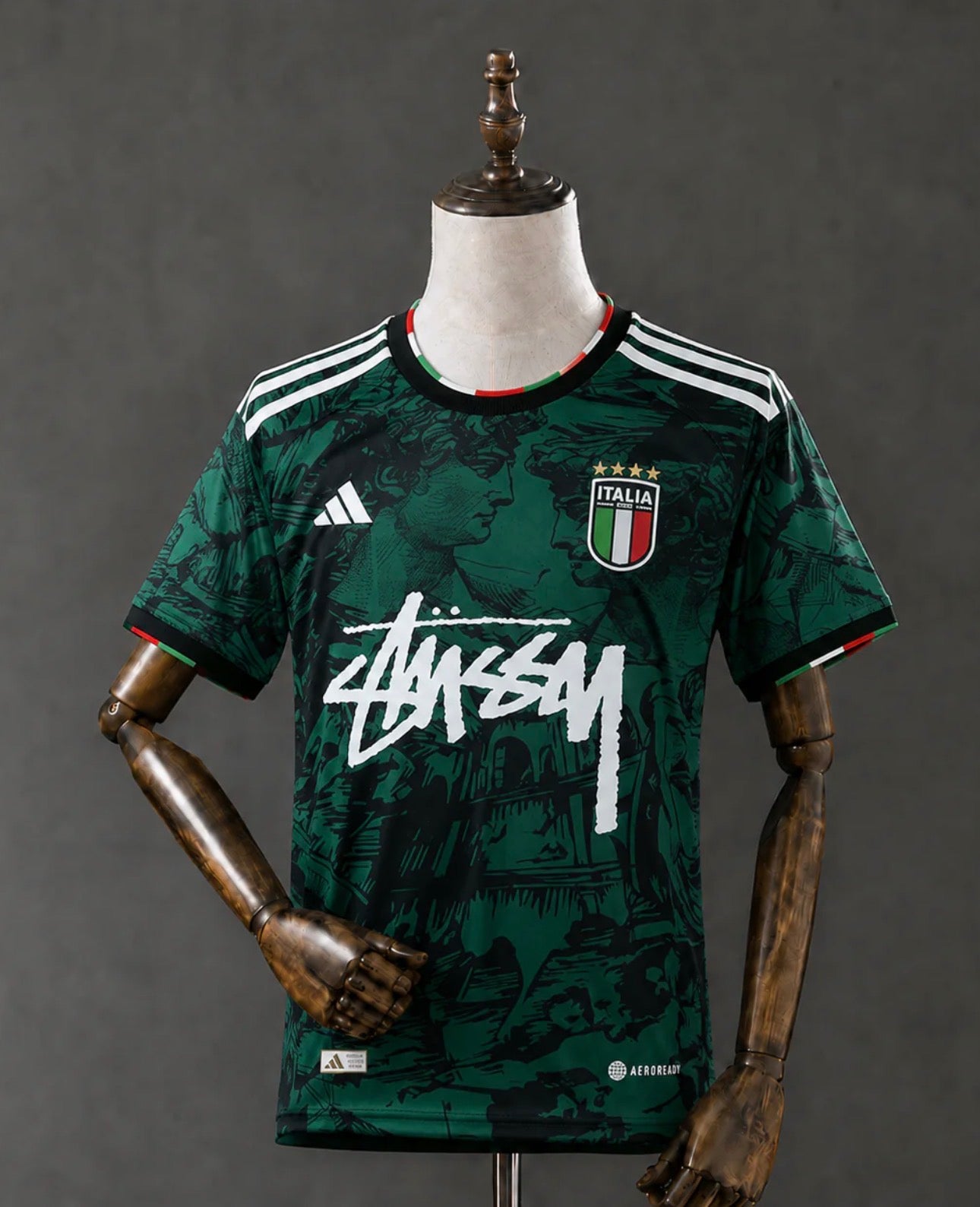 Camisola Itália x Stussy