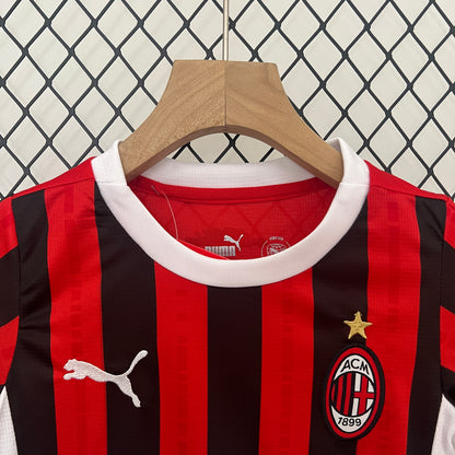 Kit Criança - AC Milan Principal 2024/25