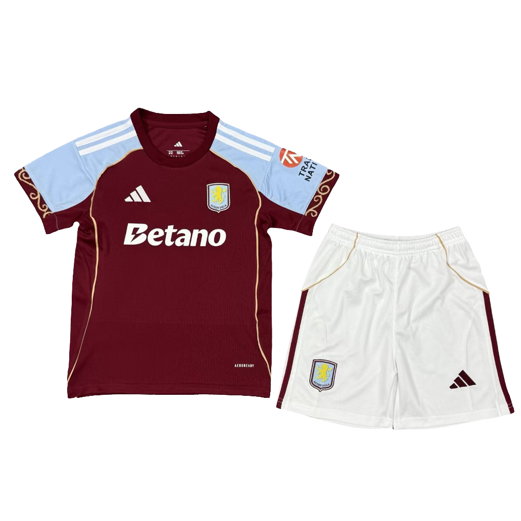 Kit Criança - Aston Villa Principal 2025/26
