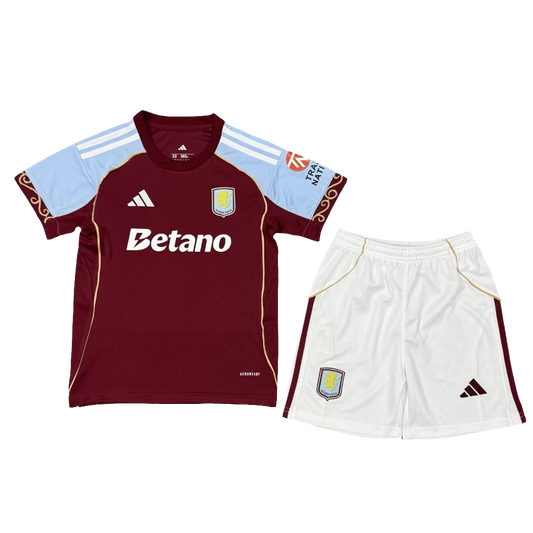 Kit Criança - Aston Villa Principal 2025/26