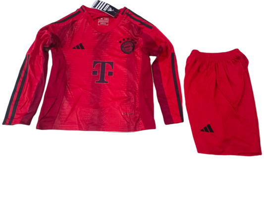 Kit Criança - Bayern Munich Home 2024/25 - Manga Comprida