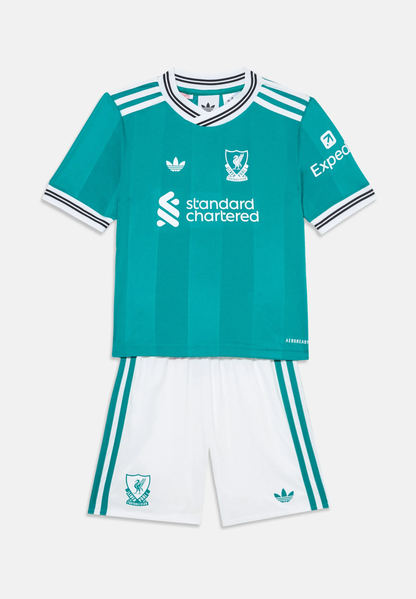 Kit Criança - Liverpool Terceiro 2025/26