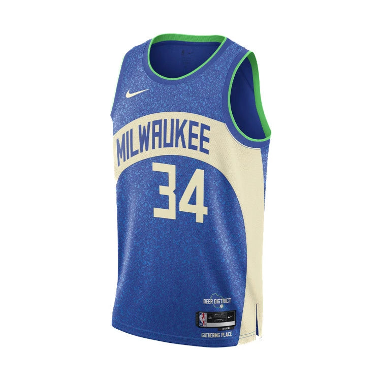 Camisola NBA Milwaukee Bucks  2024 | Antetokounmpo