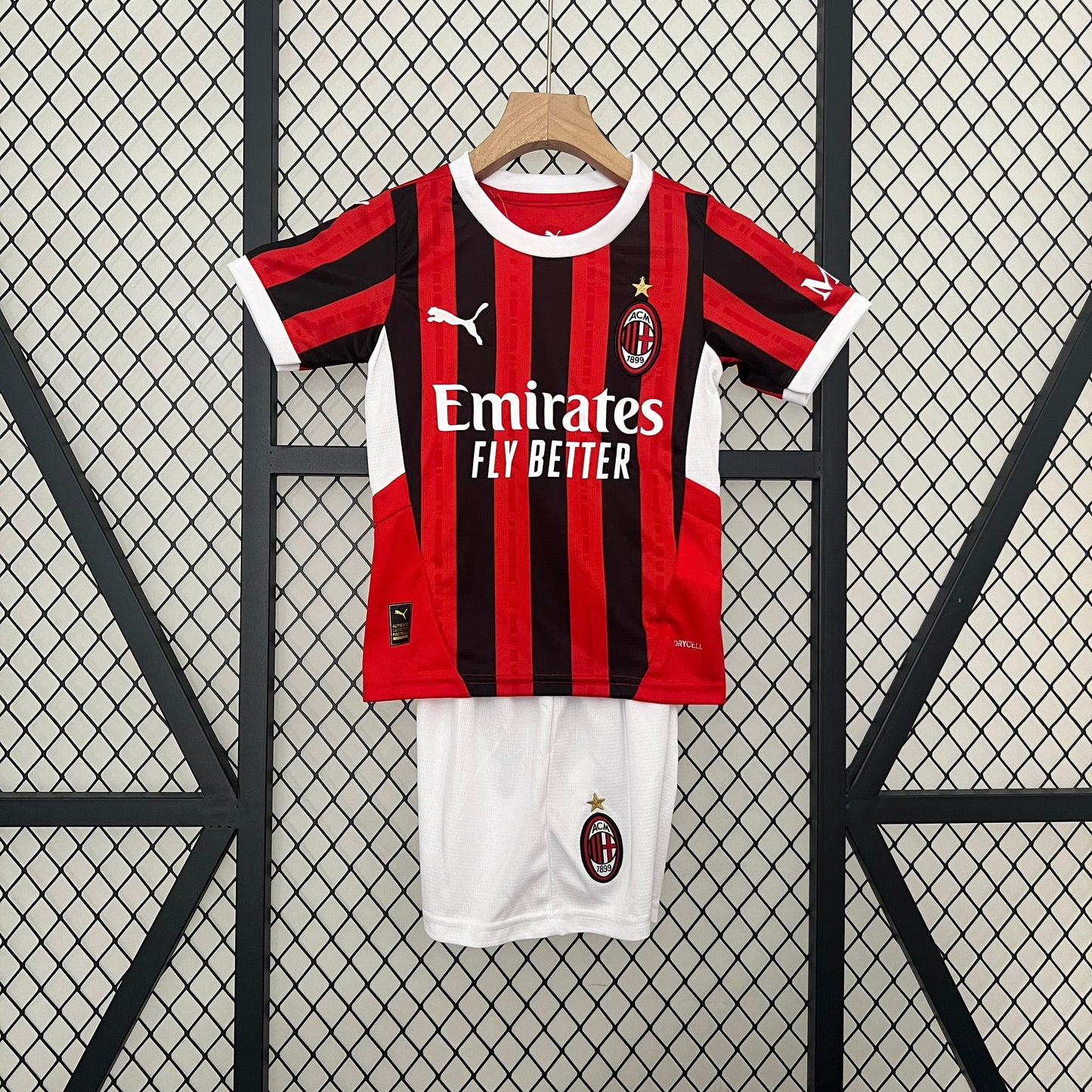 Kit Criança - AC Milan Principal 2024/25