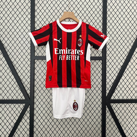 Kit Criança - AC Milan Principal 2024/25