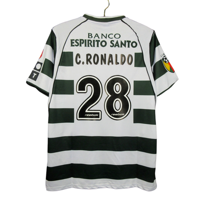 Camisola Sporting CP - Principal 2001/03 "C. RONALDO"