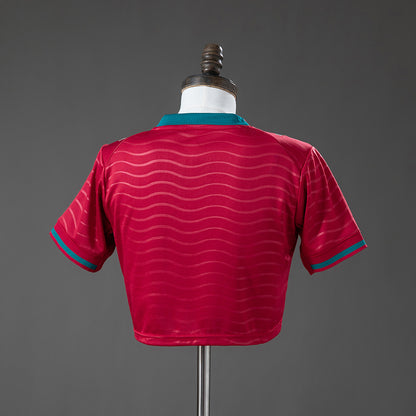 Camisola Principal Portugal - Croptop Feminino