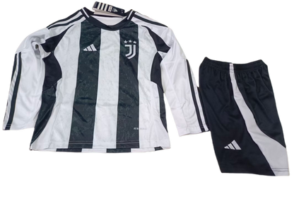 Kit Criança - Juventus Principal 2024/25 - Manga Comprida