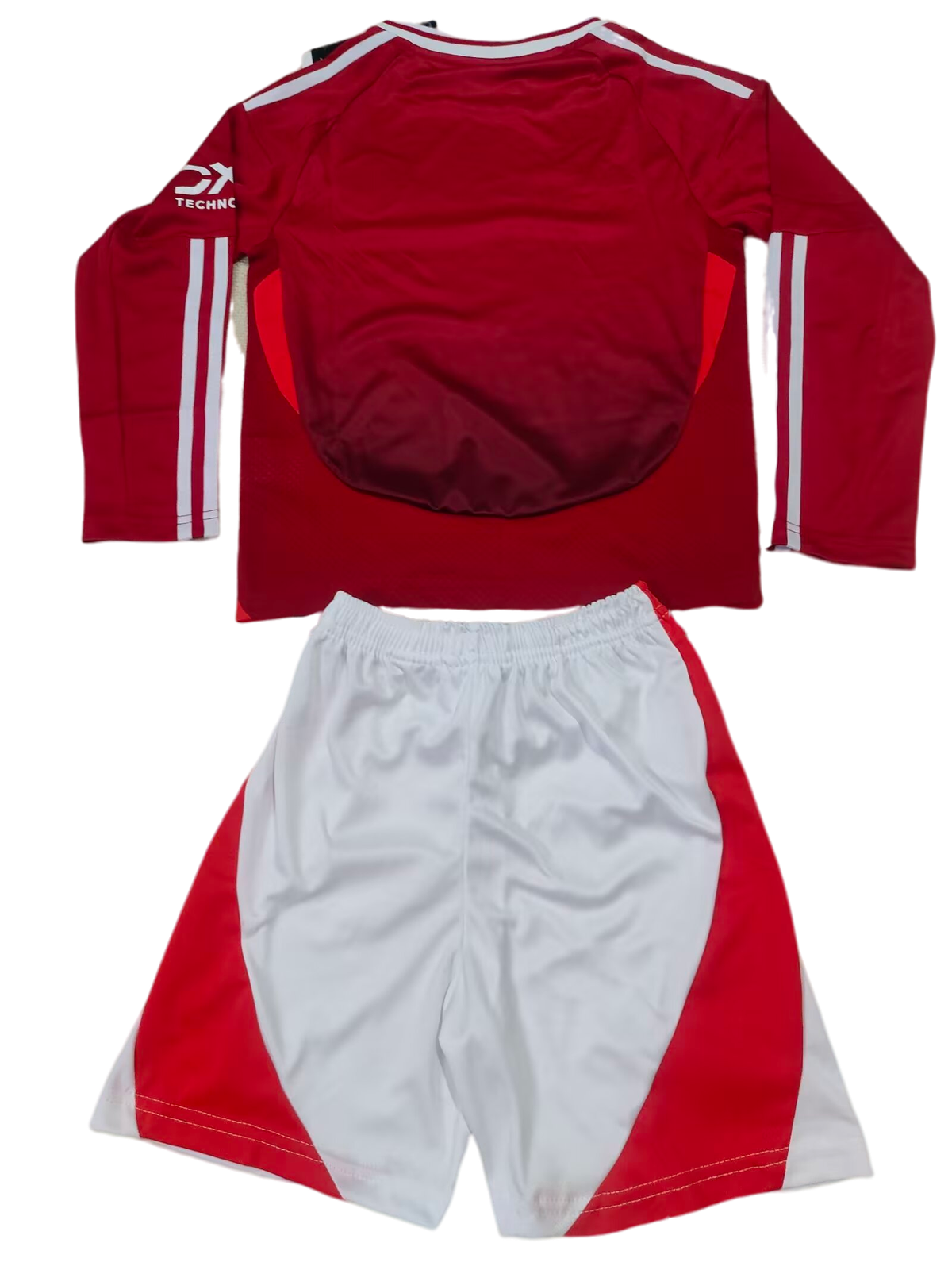 Kit Criança - Manchester United Home 2024/25 - Manga Comprida